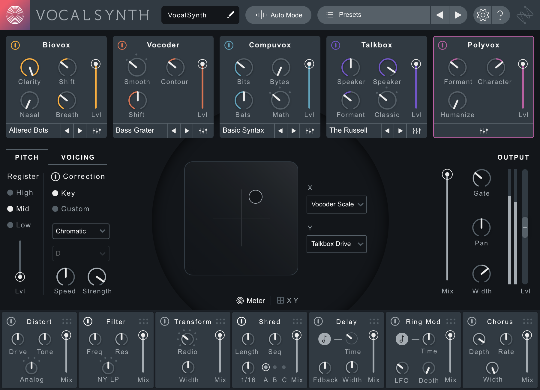 Versatile stompbox FX
