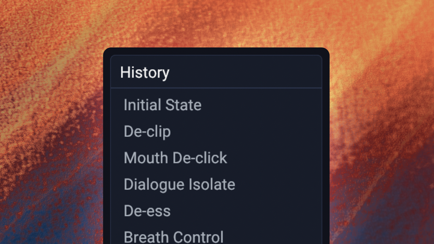 Resizable History Panel