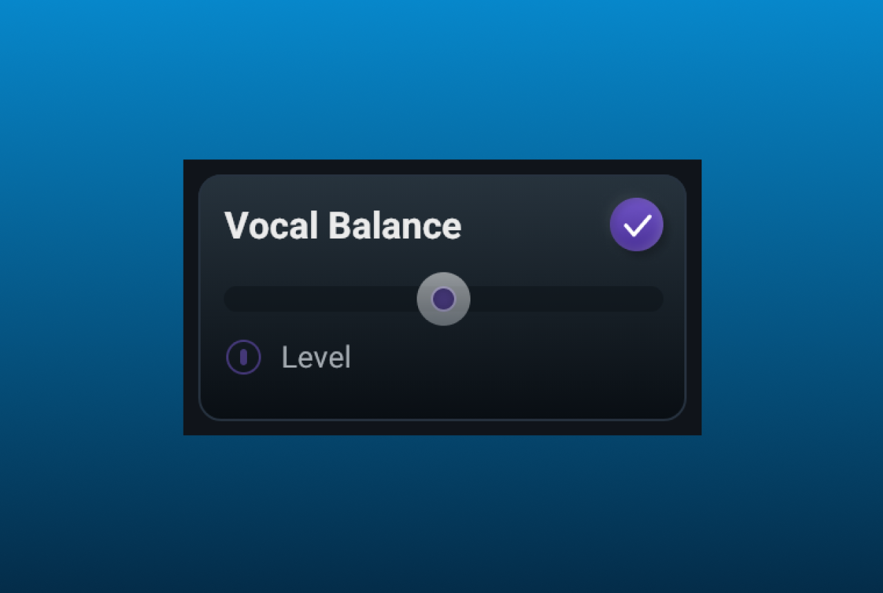 Assistive Vocal Balance