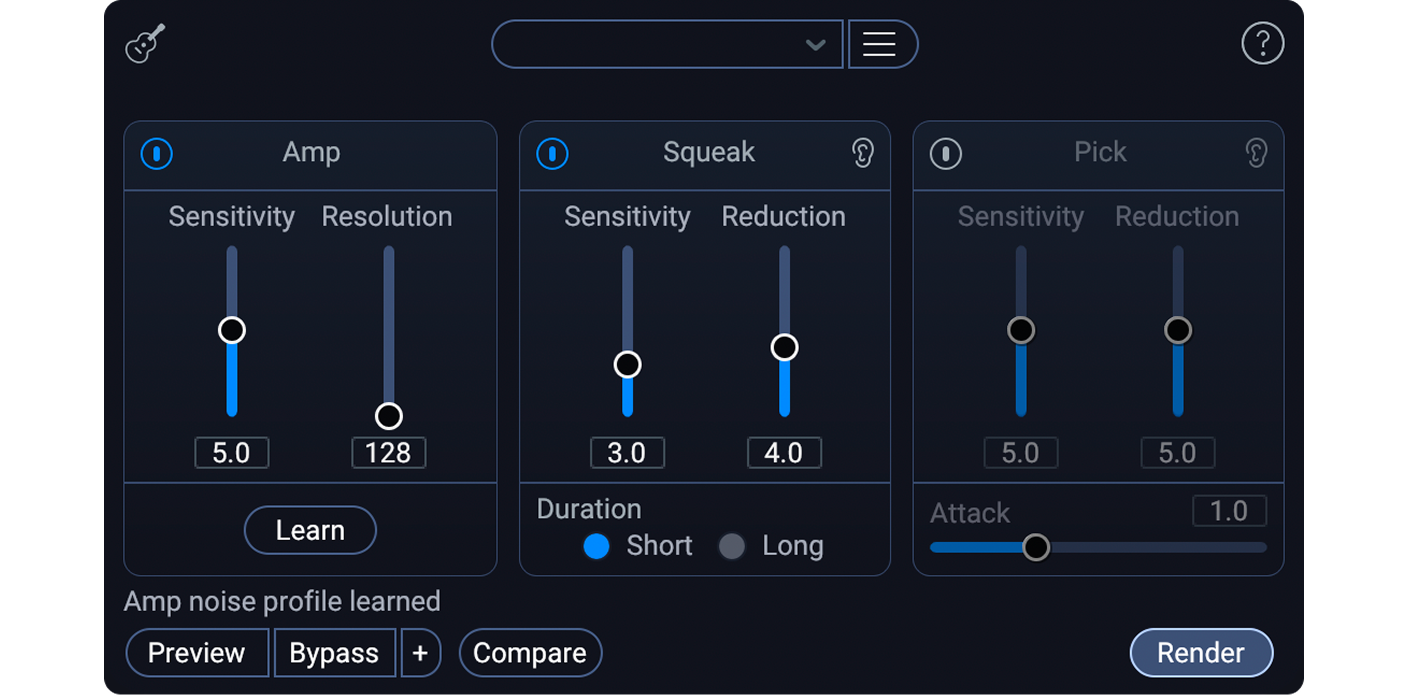 Guitar De-noise