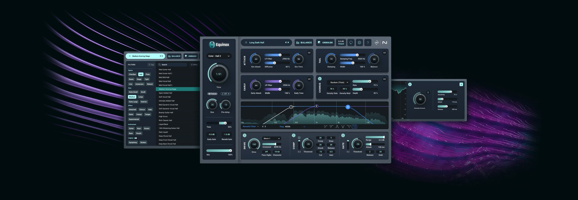iZotope Equinox | Pro surround and immersive reverb plugin