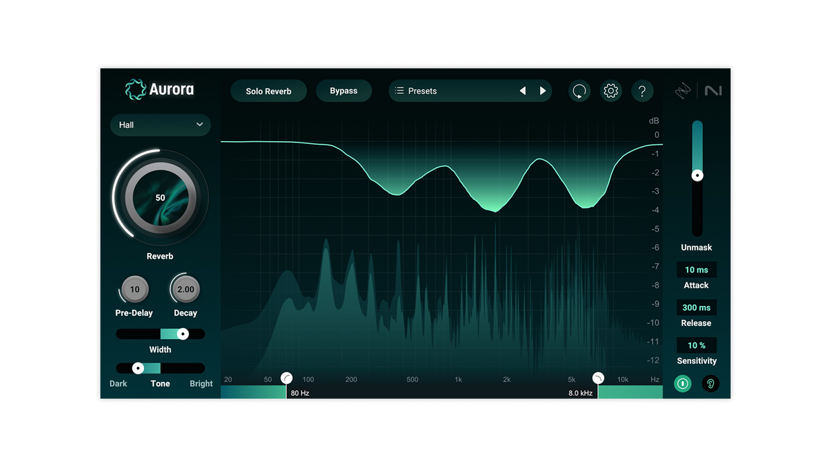 Intelligent Reverb Aurora | Intelligent reverb for cleaner mixes – iZotope