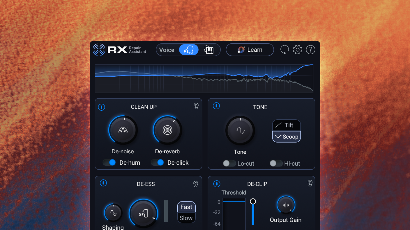 Rescue audio in seconds