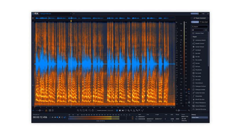 Industry-standard audio repair and post production with RX 12 Advanced ...