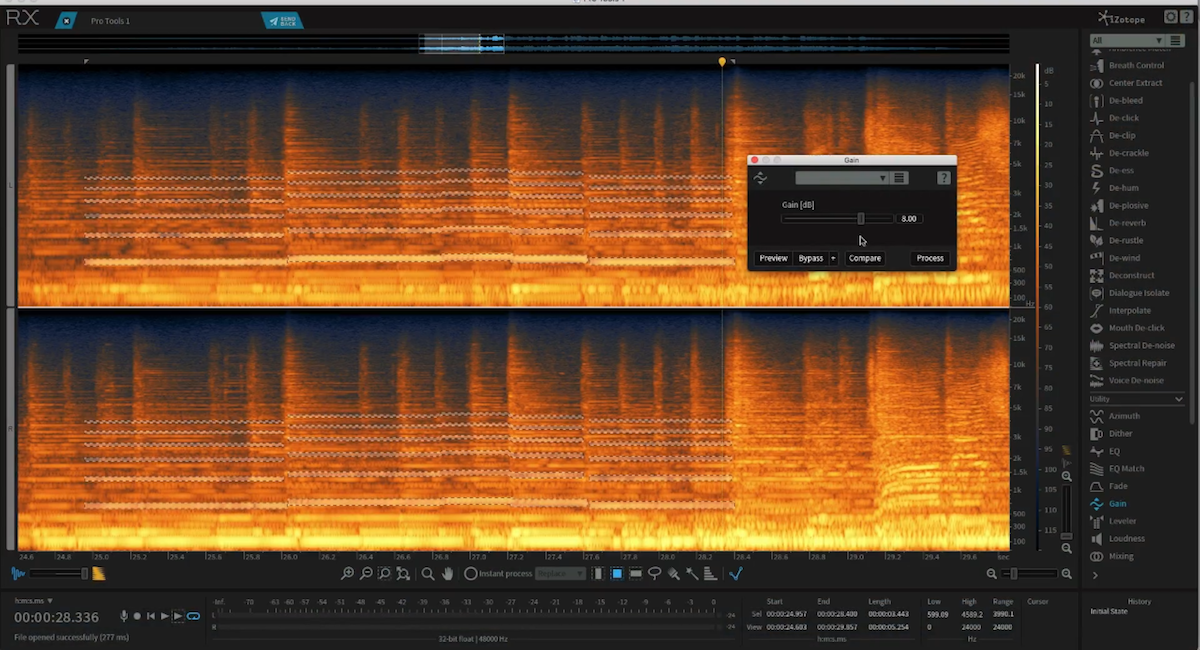 Removing plosives with izotope rx 2