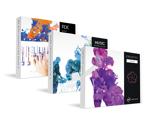 iZotope Everything Bundle product box shots iZotope Everything Bundle product box shots