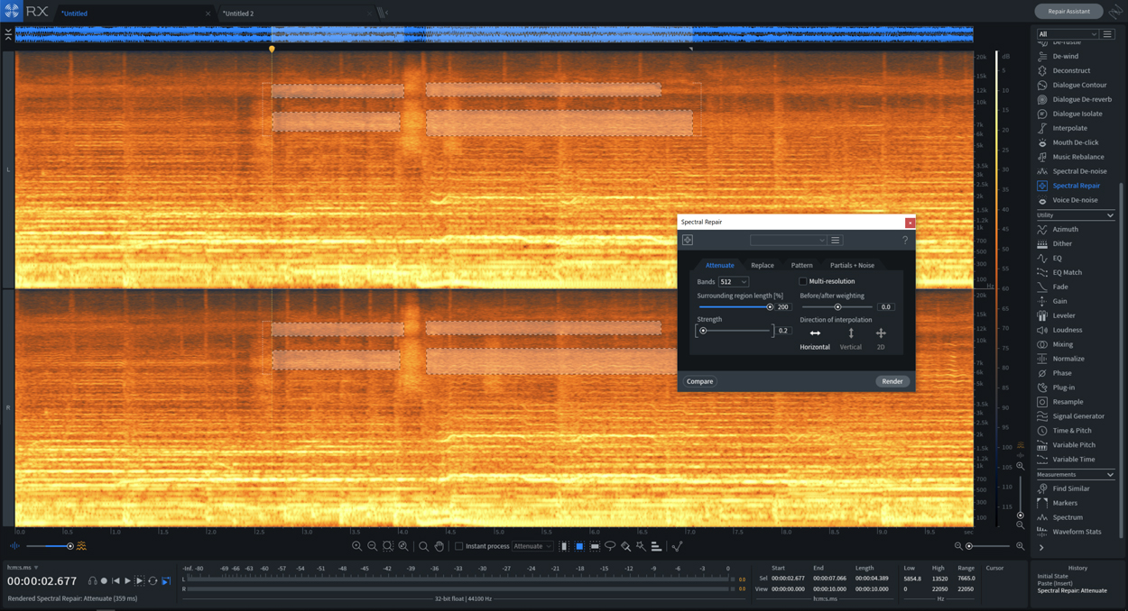 Izotope rx remove feedback video