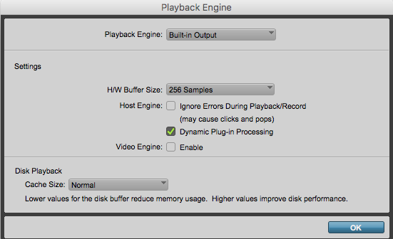 Logic Audio Preferences