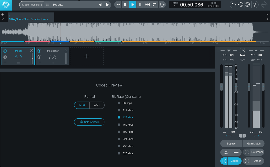 Codec Preview in Ozone 9