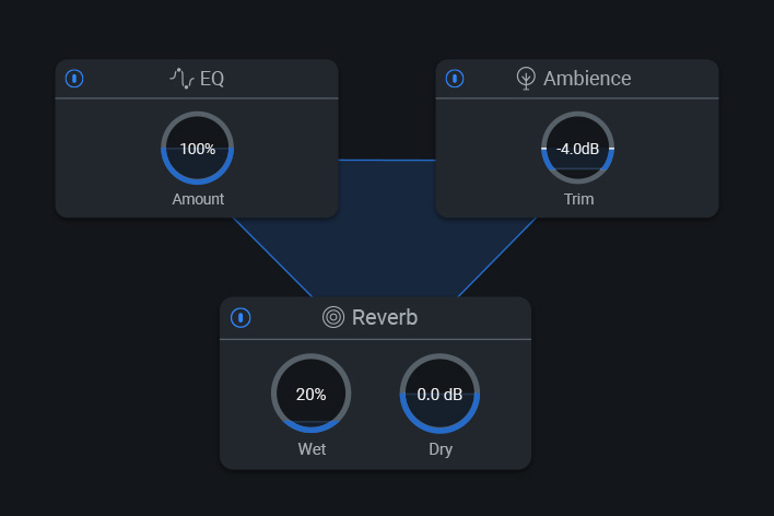 Dialogue Match effects user interface