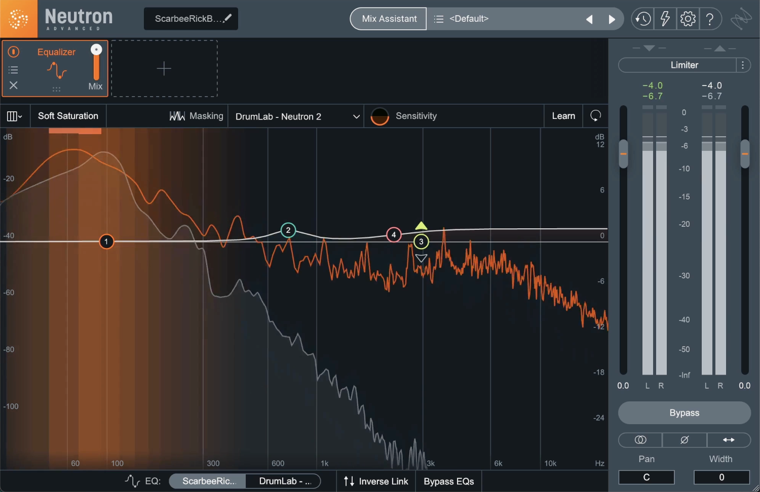Masking meter in Neutron