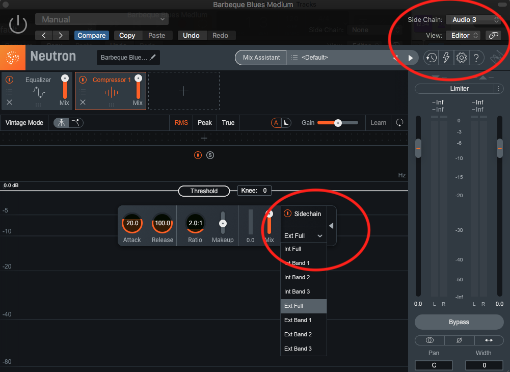 neutron pro sidechain screenshot