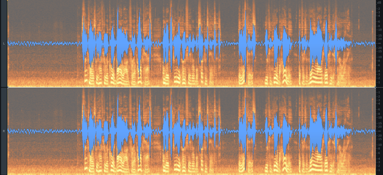 De-clipped waveform