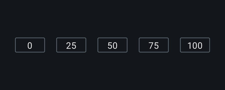 Scrub text at various positions