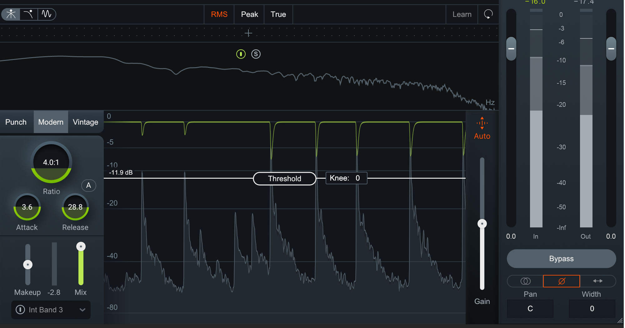 Using compression on the kick to even out dynamic variance with Neutron