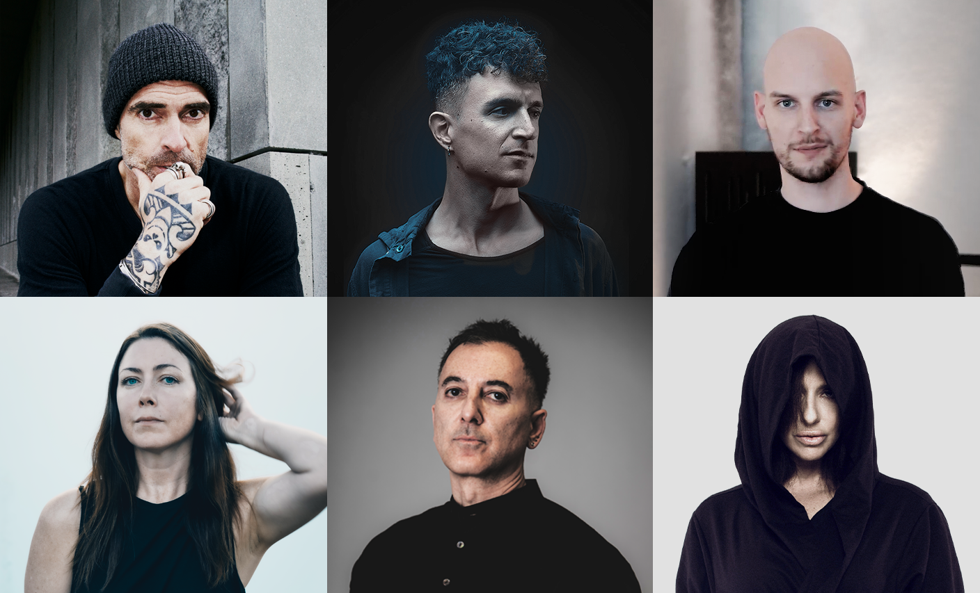 Images of Chris Liebing, Dubfire, Camea, and Joran van Pol