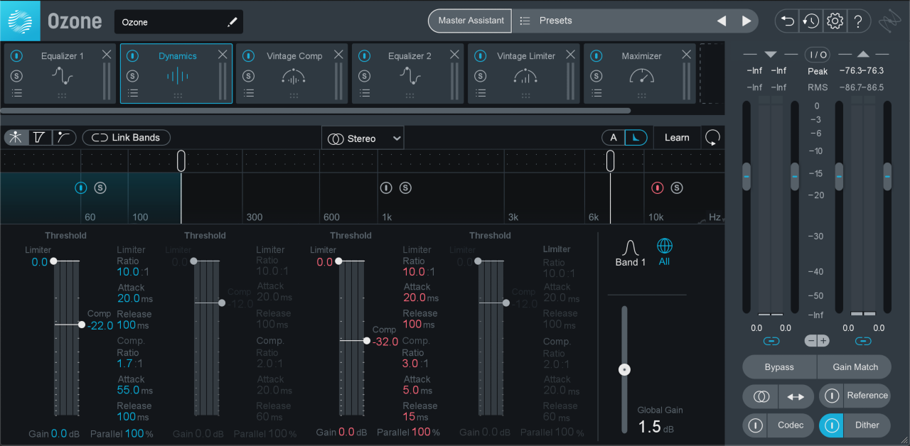 Using corrective dynamics with Ozone Pro