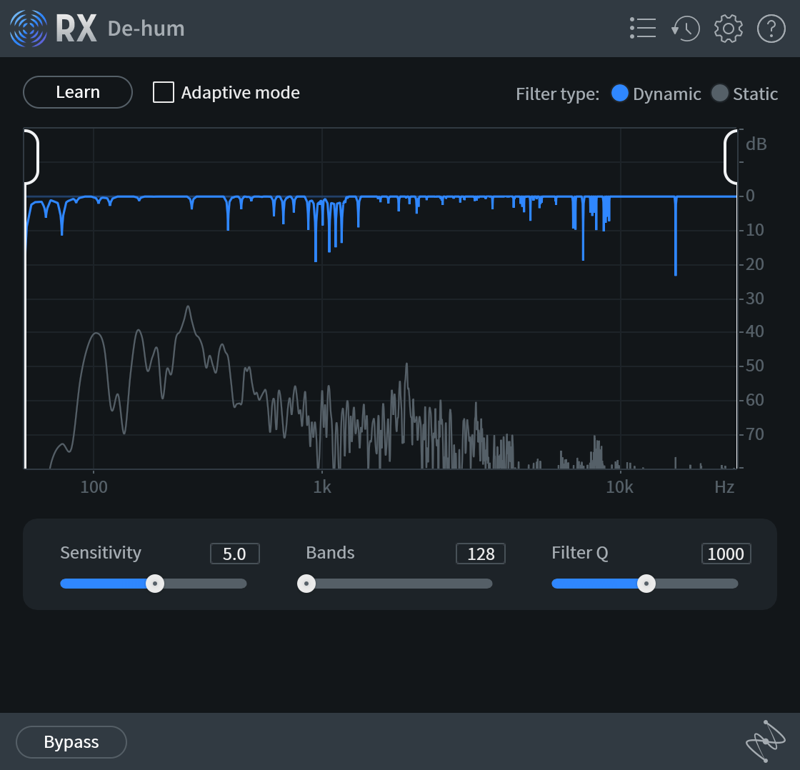 RX De-hum plug-in