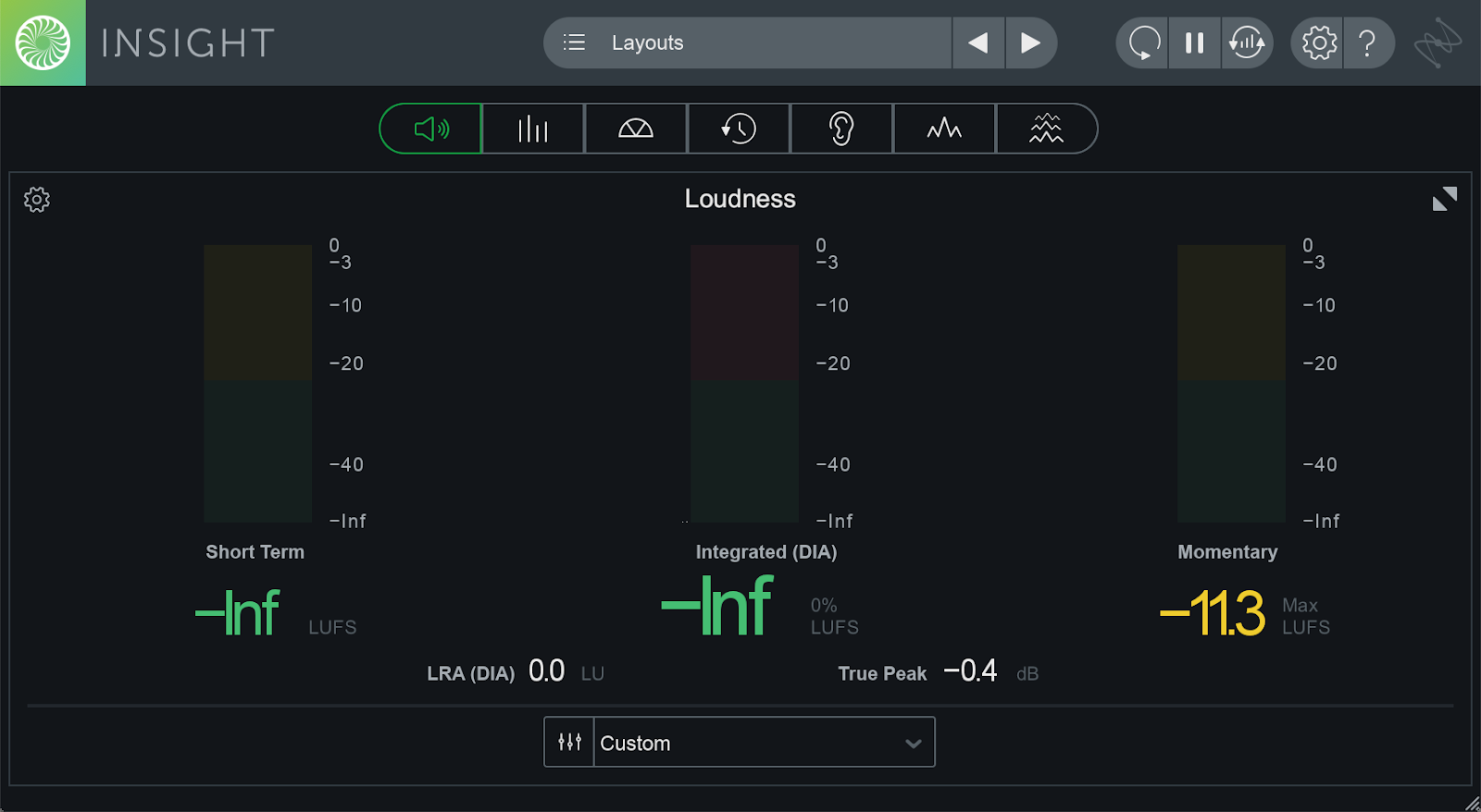 The Insight 2 Loudness module
