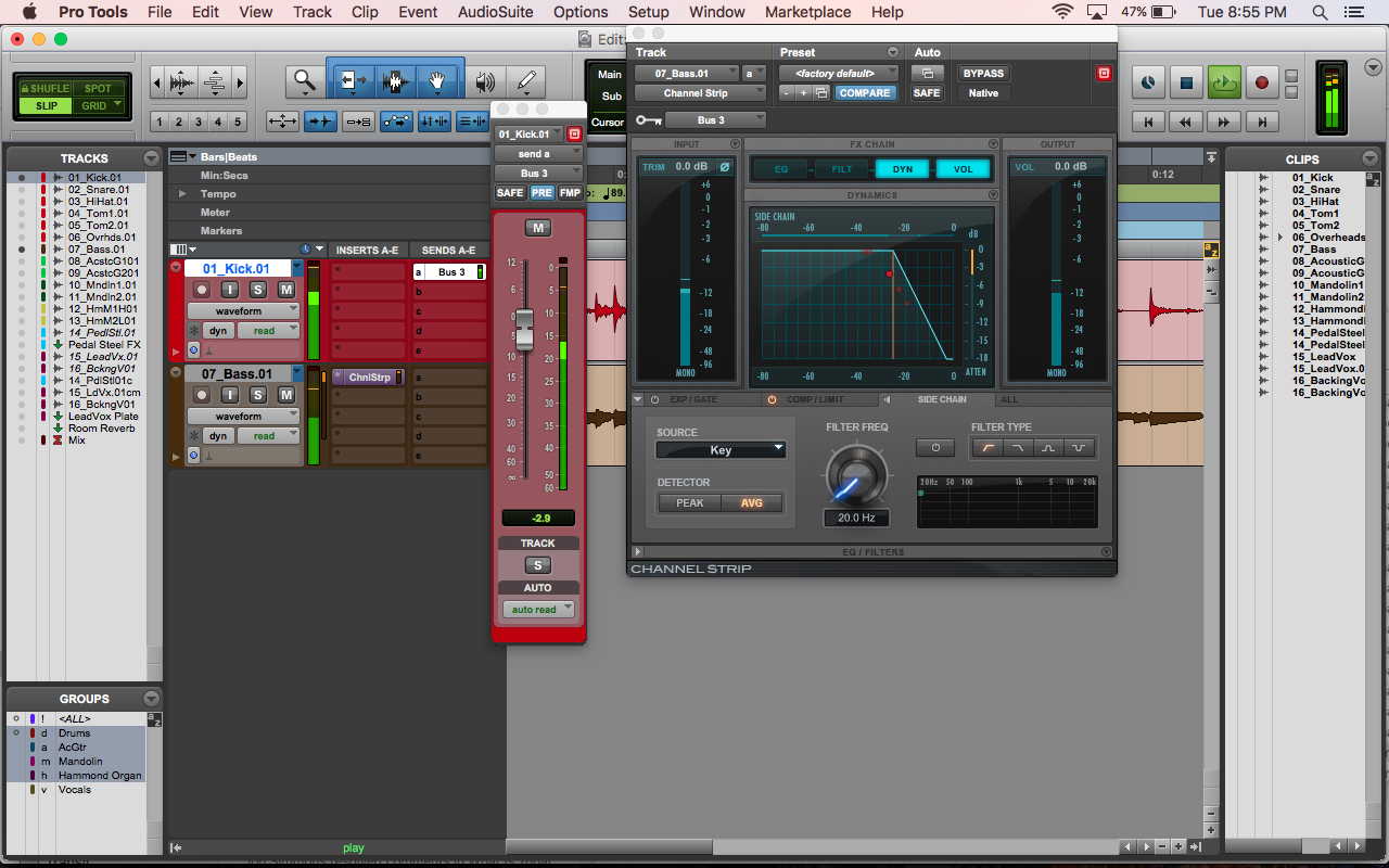 Sidechain compression in Pro Tools session.png