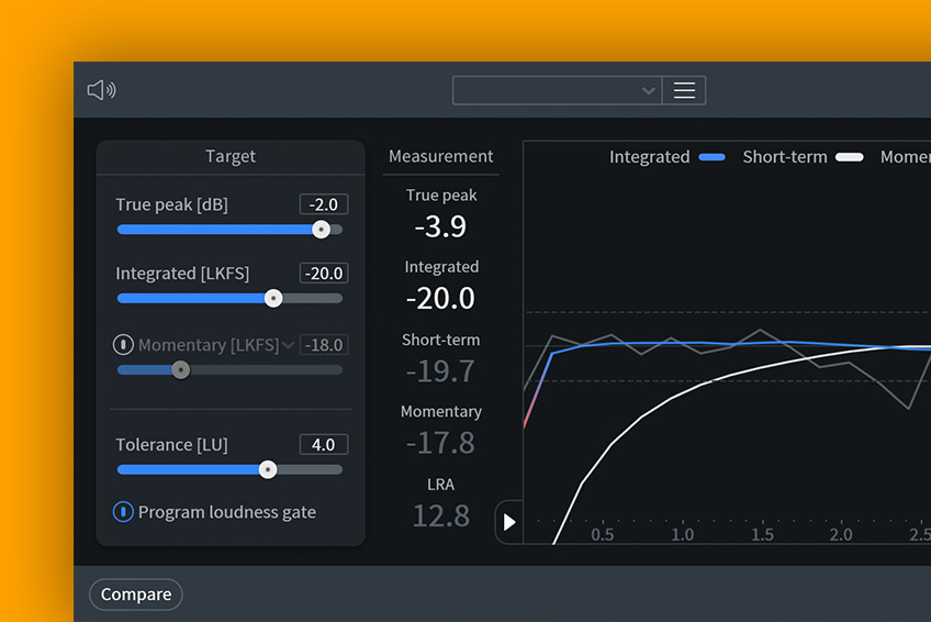 RX 8 loudness control