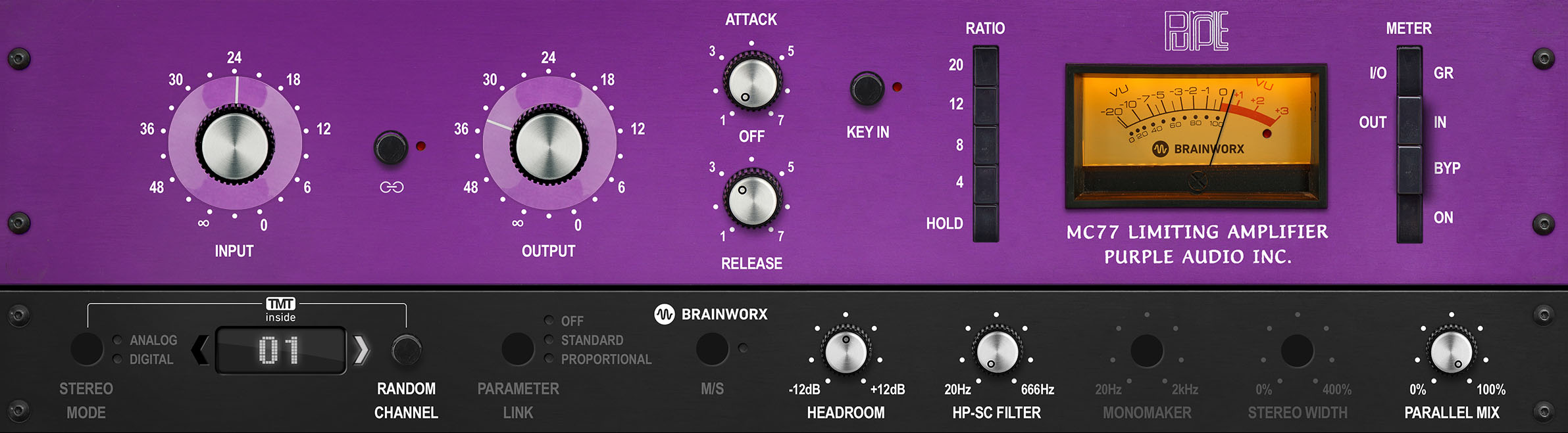 Using the Purple Audio MC 77 on the snare for punch and color