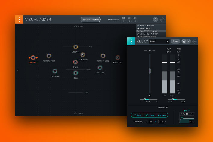 visual mixer interface