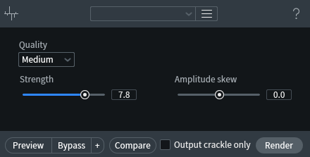 RX 7 De-crackle