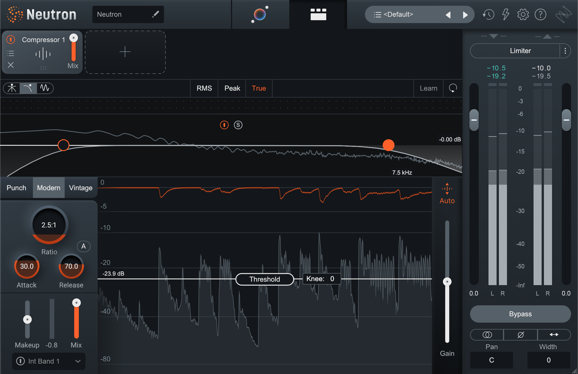 Applying detection filtering to Neutron’s True mode