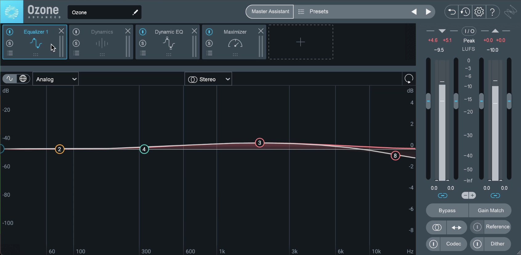 Mastering chain in Ozone