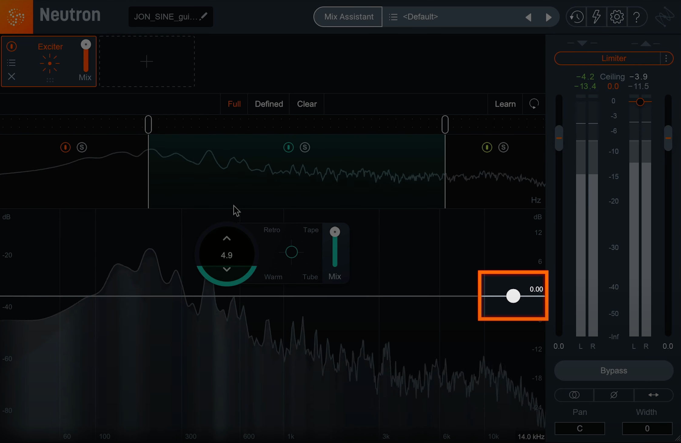 The Post Filter in Neutron’s Exciter module