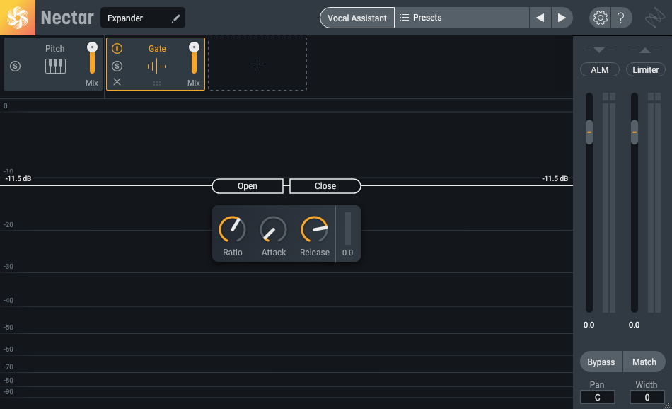 Nectar Gate module used as an expander