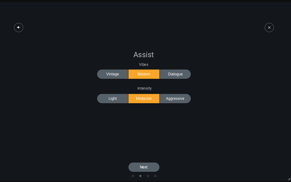 Assist initial guidance