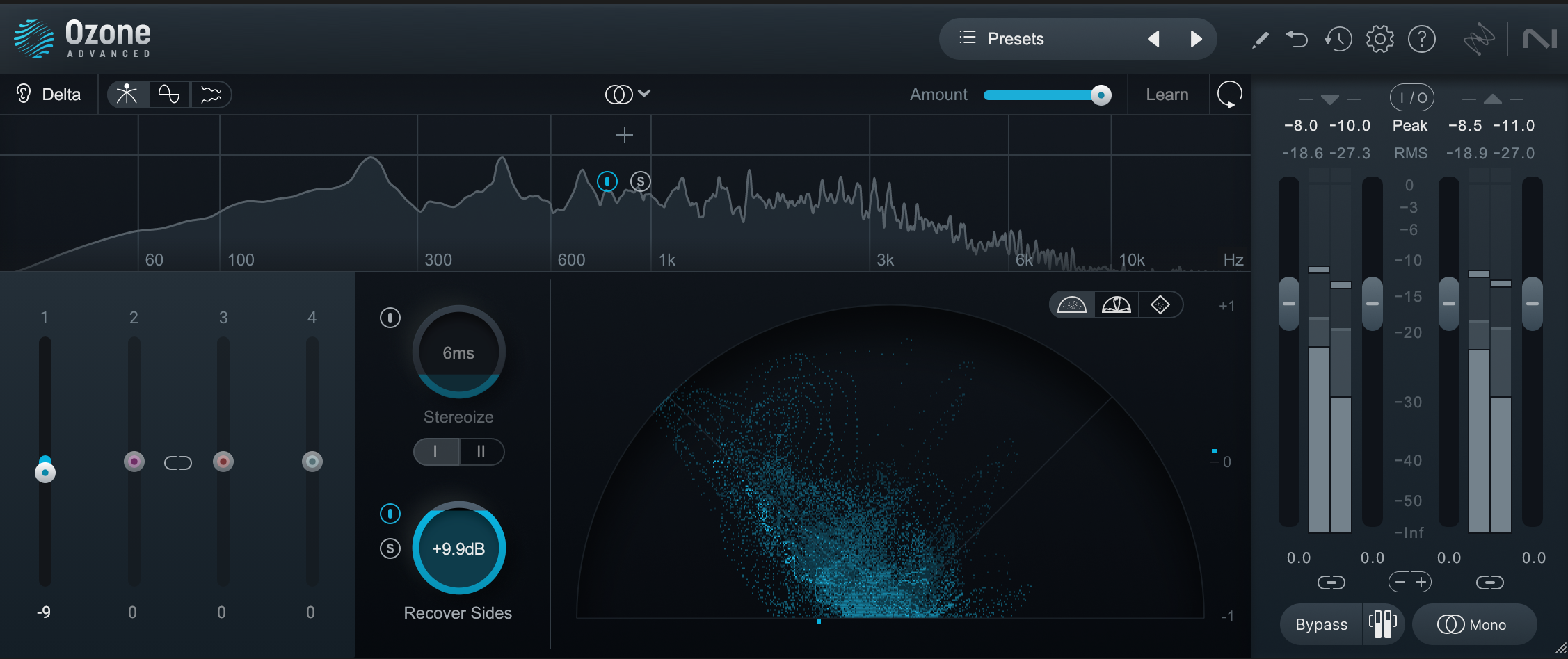 Using iZotope Ozone Imager to not lose too much guitar when in mono