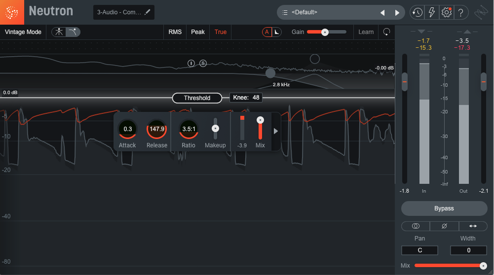 Neutron’s compressor module UI
