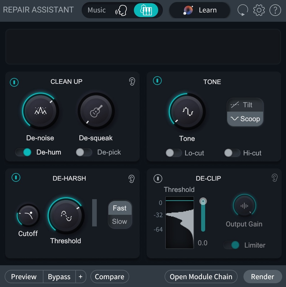 Screenshot 1 - repair asst set to music mode.jpeg