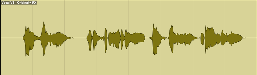 Audio clip - before Auto-Level