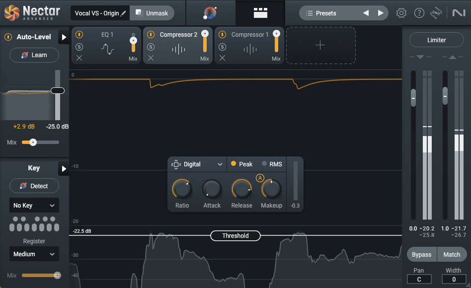 Nectar 4 - peak compression