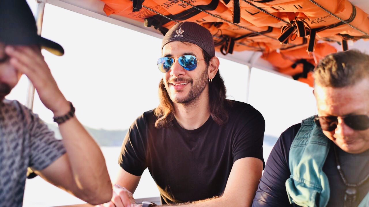 Antonio Teoli and his team en route to the Amazon