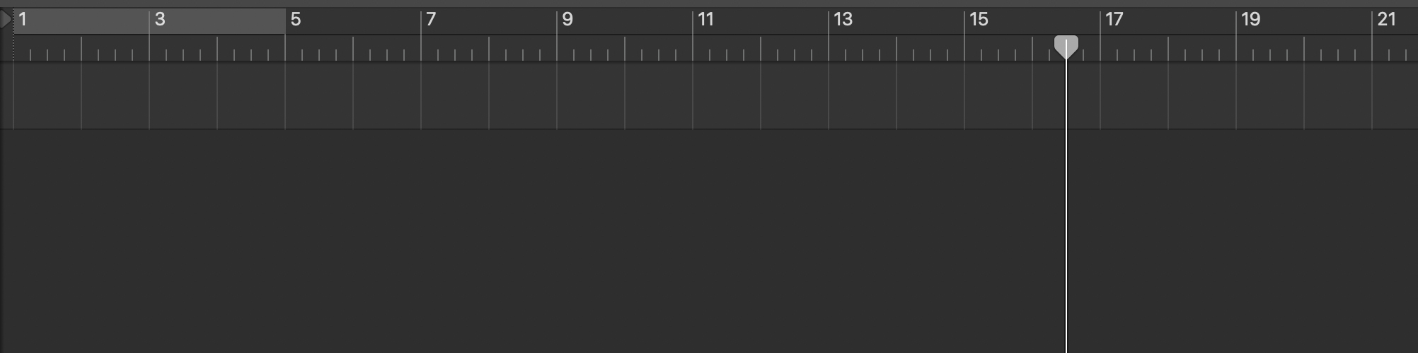 Logic Pro Timeline