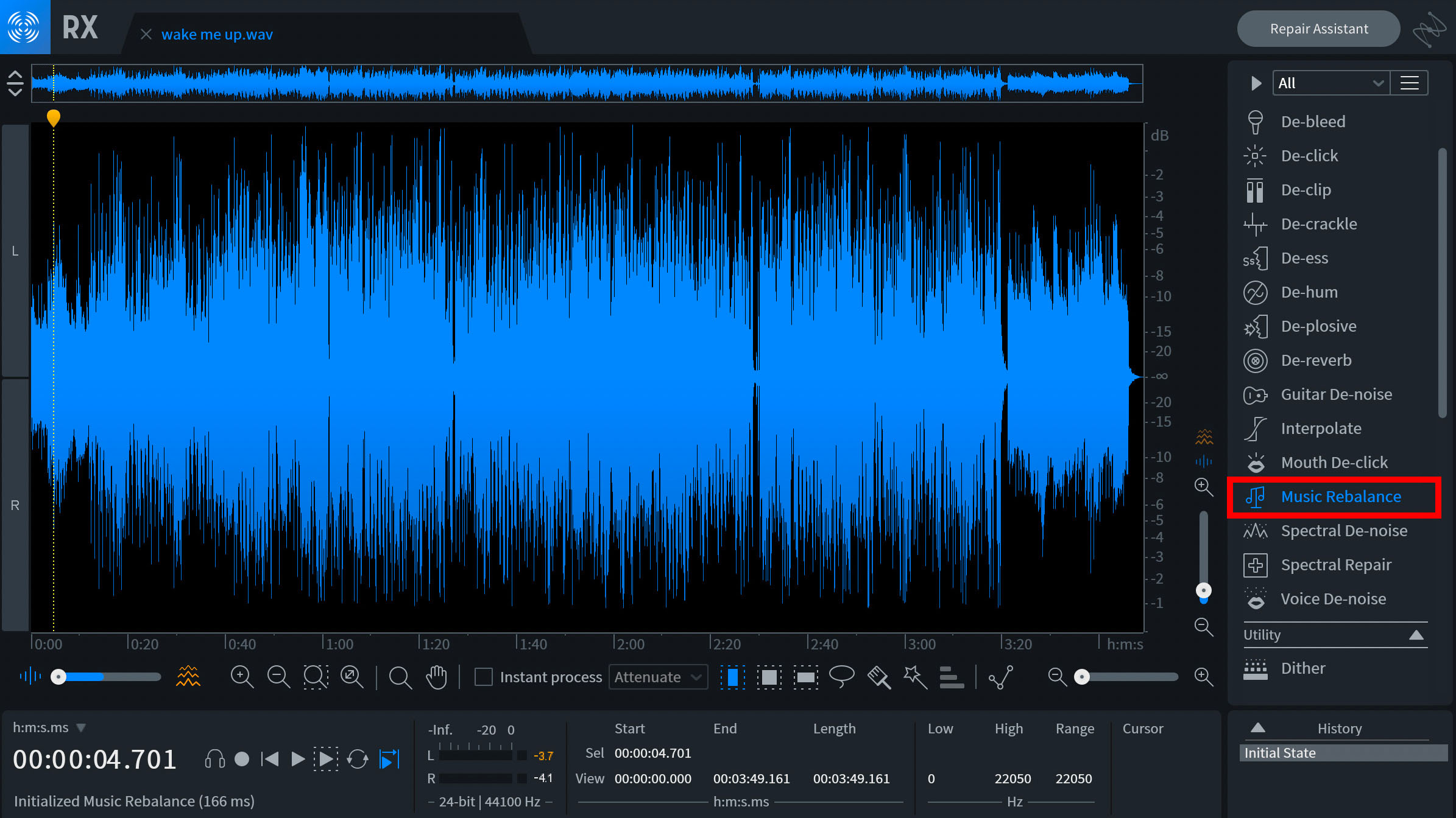 Get vocals from song deals