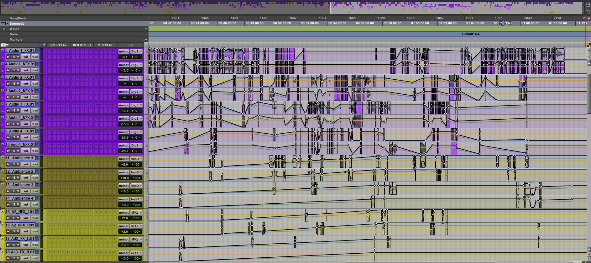 A look at volume automation for a feature-length documentary